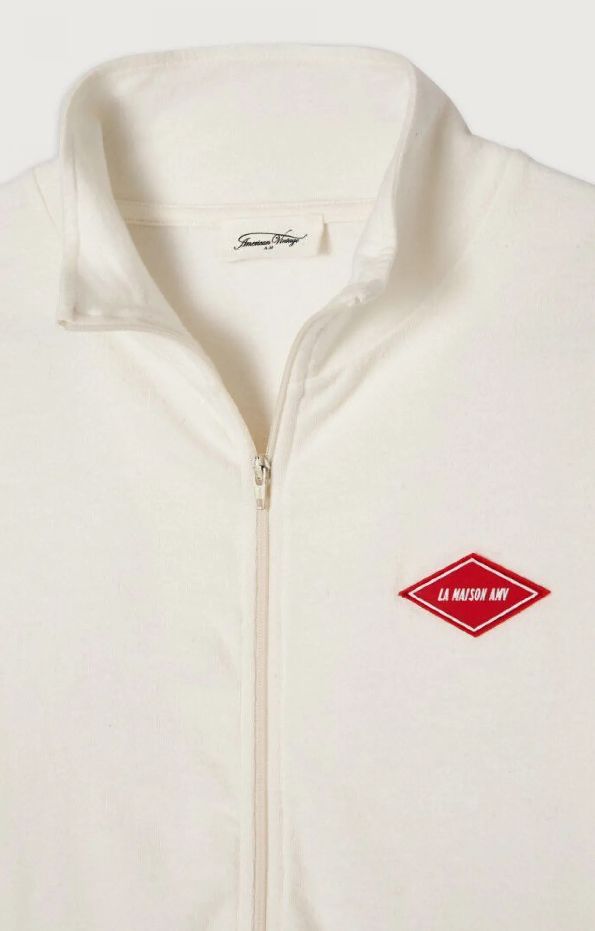 American Vintage Women'S Zipped Sweatshirt Rakabay White Store